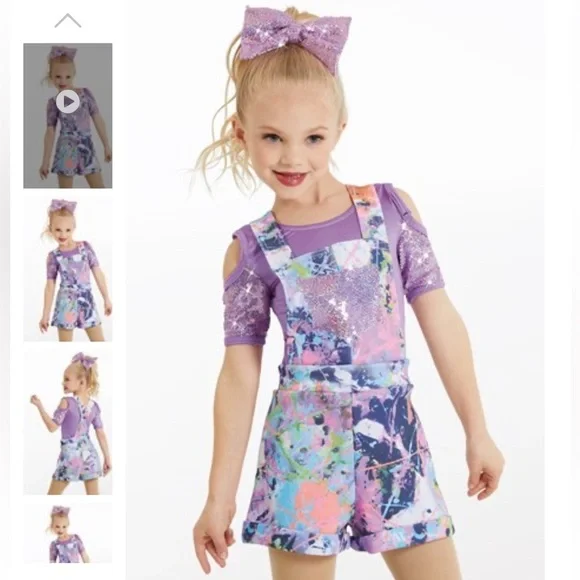 Weissman Overall With Sequin Top Set - Picture 1 of 5